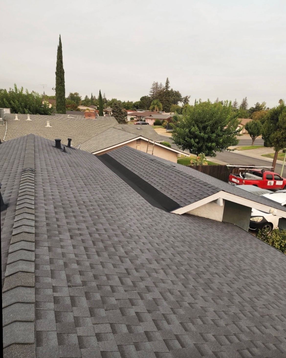 PRC 13 Roofing crew working on a Sacramento area roof