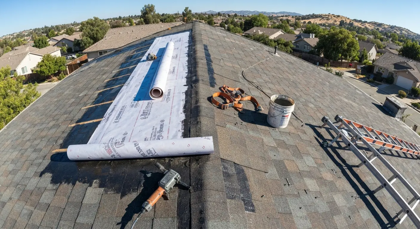 Emergency roof repair response after storm damage in Sacramento