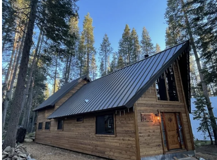 Metal roof installation on a Sacramento area home